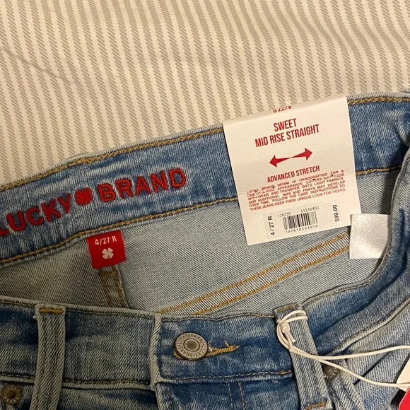 Lucky Brand Light Blue Straight Leg Jeans - Picture 5 of 6